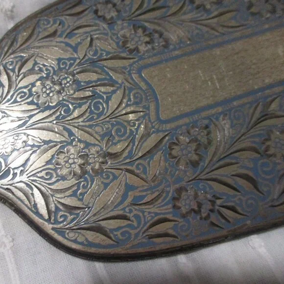 Vintage 1920s sterling 6 piece vanity/dresser set - Picture 4 of 11